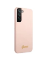 Kup Etui Guess GUHCS23MLSLMGPP Samsung Galaxy S23+ Plus růžový/pink hardcase Silicone Script Metal Logo - GUE2377 - {ean13} - Sklep Home Screen