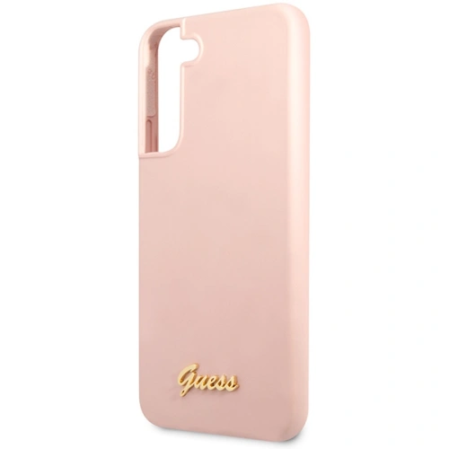 Kup Etui Guess GUHCS23MLSLMGPP Samsung Galaxy S23+ Plus růžový/pink hardcase Silicone Script Metal Logo - GUE2377 - {ean13} - Sklep Home Screen
