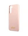 Kup Etui Guess GUHCS23MLSLMGPP Samsung Galaxy S23+ Plus růžový/pink hardcase Silicone Script Metal Logo - GUE2377 - {ean13} - Sklep Home Screen