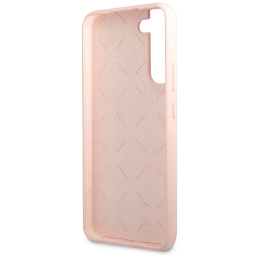 Kup Etui Guess GUHCS23MLSLMGPP Samsung Galaxy S23+ Plus růžový/pink hardcase Silicone Script Metal Logo - GUE2377 - {ean13} - Sklep Home Screen