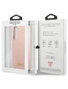 Kup Etui Guess GUHCS23MLSLMGPP Samsung Galaxy S23+ Plus růžový/pink hardcase Silicone Script Metal Logo - GUE2377 - {ean13} - Sklep Home Screen