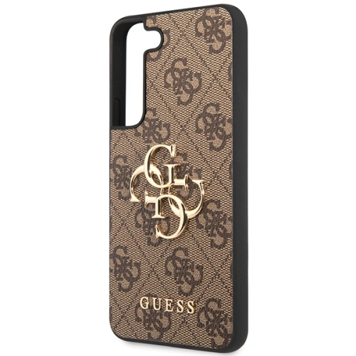 Kup Etui Guess GUHCS23S4GMGBR Samsung Galaxy S23 barna/brown hardver 4G Nagy Fém Logó - GUE2378 - {ean13} - Sklep Home Screen