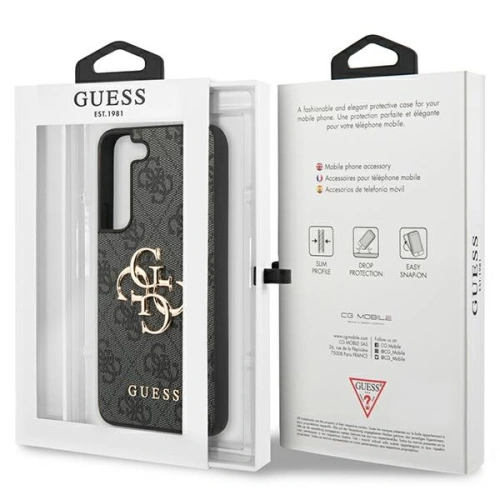 Kup Case Guess GUHCS23S4GMGGR Samsung Galaxy S23 grau/hardcase 4G Big Metal Logo - GUE2379 - {ean13} - Sklep Home Screen