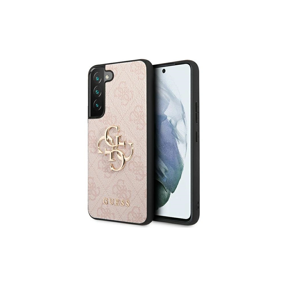 Etui Guess GUHCS23S4GMGPI Samsung Galaxy S23 różowy/pink hardcase 4G Big Metal Logo