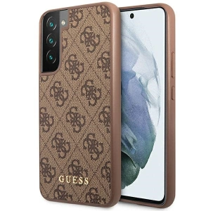 Kup Case Guess GUHCS23SG4GFBR Samsung Galaxy S23 braun/brown Hartschale 4G Metall Gold Logo - GUE2381 - {ean13} - Sklep Home Screen