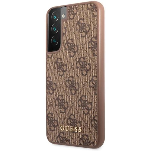 Kup Etui Guess GUHCS23SG4GFBR Samsung Galaxy S23 brązowy/brown hard case 4G Metal Gold Logo - GUE2381 - {ean13} - Sklep Home Screen