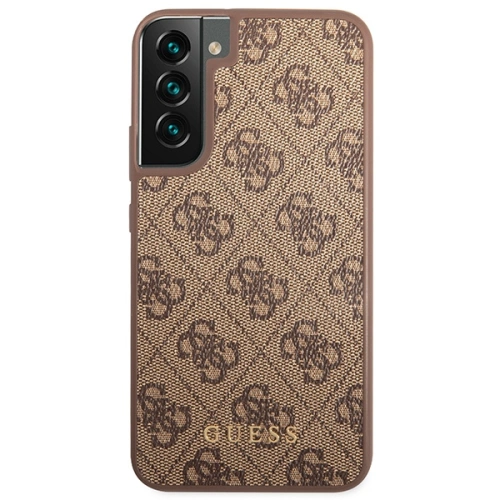 Kup Etui Guess GUHCS23SG4GFBR Samsung Galaxy S23 brązowy/brown hard case 4G Metal Gold Logo - GUE2381 - {ean13} - Sklep Home Screen