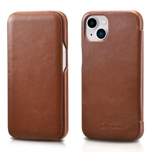 Kup Etui iCarer Curved Edge Vintage Folio Apple iPhone 13 barna - ICR284 - {ean13} - Sklep Home Screen