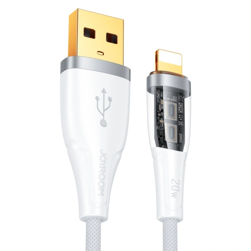 Kup Cablu Joyroom Smart Power-Off USB-A/Lightning 2.4A 1.2m alb (S-UL012A3) - JYR571 - {ean13} - Sklep Home Screen