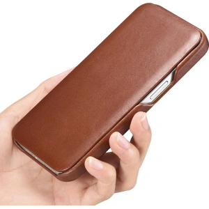 Kup Etui iCarer Curved Edge Vintage Folio Apple iPhone 13 hnědý - ICR284 - {ean13} - Sklep Home Screen