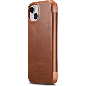 Kup Etui iCarer Curved Edge Vintage Folio Apple iPhone 13 hnědý - ICR284 - {ean13} - Sklep Home Screen