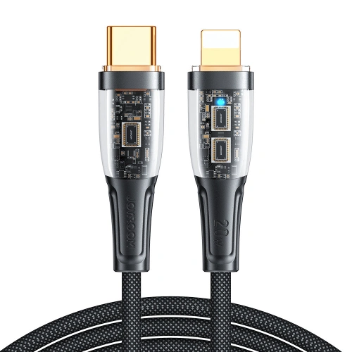 Kup Kábel Joyroom Smart Power-Off USB-C/Lightning 20W 1.2m fekete (S-CL020A3) - JYR572 - {ean13} - Sklep Home Screen