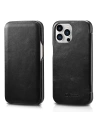 Etui iCarer Curved Edge Vintage Folio Apple iPhone 13 Pro fekete