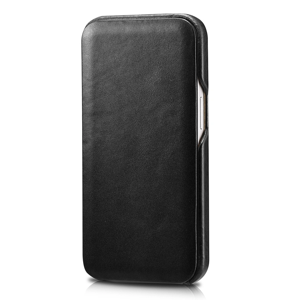 Etui iCarer Curved Edge Vintage Folio Apple iPhone 13 Pro czarny