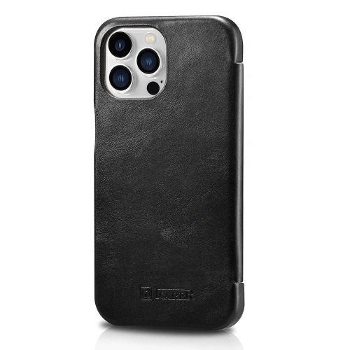Kup Case iCarer Curved Edge Vintage Folio Apple iPhone 13 Pro schwarz - ICR285 - {ean13} - Sklep Home Screen