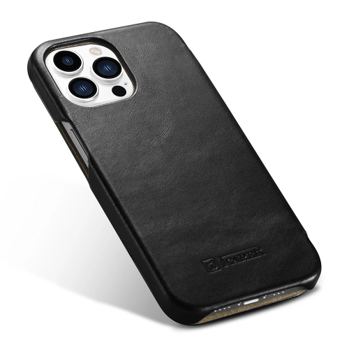 Kup Case iCarer Curved Edge Vintage Folio Apple iPhone 13 Pro schwarz - ICR285 - {ean13} - Sklep Home Screen