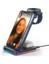 Buy Joyroom 3in1 wireless charger for iPhone, Watch, Airpods 15W stand black (JR-WQN01) - JYR574 - {ean13} - Home Screen Store Europe