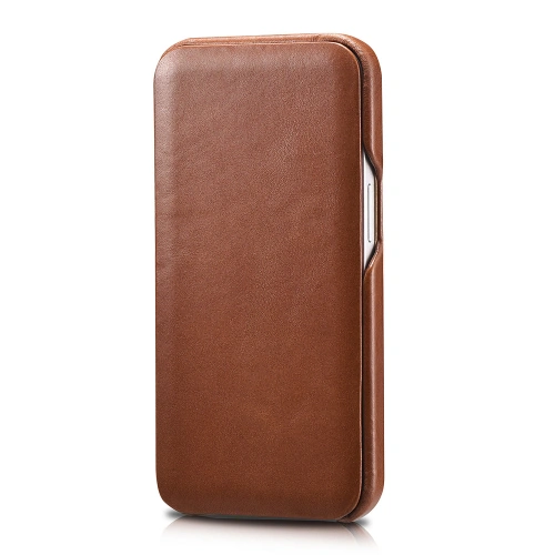 Kup Etui iCarer Curved Edge Vintage Folio Apple iPhone 13 Pro brązowy - ICR286 - {ean13} - Sklep Home Screen