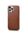 Kup Etui iCarer Curved Edge Vintage Folio Apple iPhone 13 Pro brązowy - ICR286 - {ean13} - Sklep Home Screen