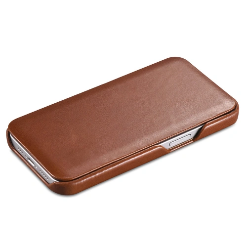 Kup Etui iCarer Curved Edge Vintage Folio Apple iPhone 13 Pro brązowy - ICR286 - {ean13} - Sklep Home Screen