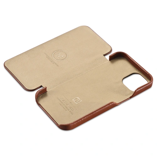 Kup Etui iCarer Curved Edge Vintage Folio Apple iPhone 13 Pro brązowy - ICR286 - {ean13} - Sklep Home Screen