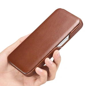 Kup Etui iCarer Curved Edge Vintage Folio Apple iPhone 13 Pro hnědý - ICR286 - {ean13} - Sklep Home Screen