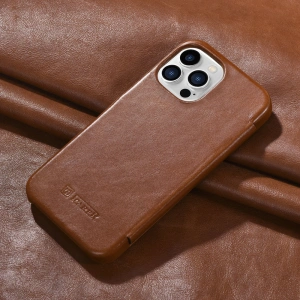Kup Etui iCarer Curved Edge Vintage Folio Apple iPhone 13 Pro hnědý - ICR286 - {ean13} - Sklep Home Screen