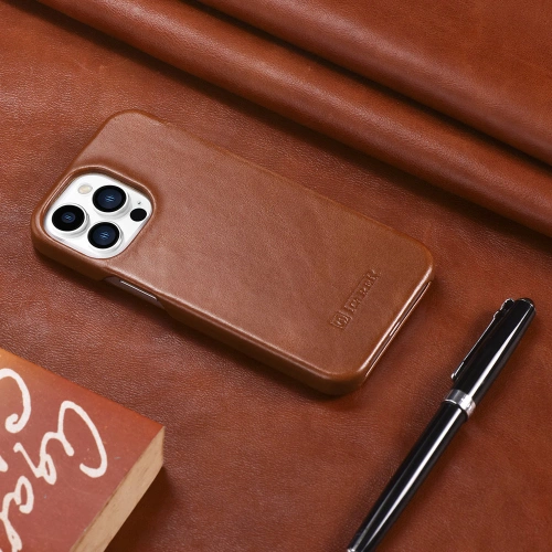 Kup Etui iCarer Curved Edge Vintage Folio Apple iPhone 13 Pro brązowy - ICR286 - {ean13} - Sklep Home Screen