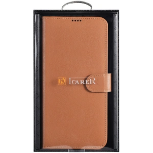 Kup Husă iCarer Haitang Leather Wallet Samsung Galaxy S22 maro - ICR288 - {ean13} - Sklep Home Screen