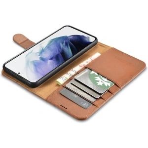 Kup Husă iCarer Haitang Leather Wallet Samsung Galaxy S22 maro - ICR288 - {ean13} - Sklep Home Screen