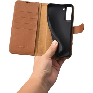 Kup Husă iCarer Haitang Leather Wallet Samsung Galaxy S22 maro - ICR288 - {ean13} - Sklep Home Screen