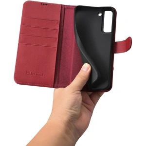 Kup Husă iCarer Haitang Leather Wallet Samsung Galaxy S22 roșu - ICR289 - {ean13} - Sklep Home Screen
