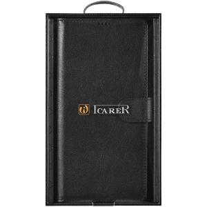 Kup Etui iCarer Haitang Leather Wallet Samsung Galaxy S22+ Plus czarny - ICR290 - {ean13} - Sklep Home Screen