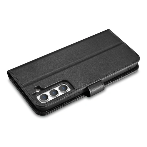 Kup Etui iCarer Haitang kožená peněženka Samsung Galaxy S22+ Plus černá - ICR290 - {ean13} - Sklep Home Screen