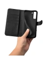 Kup Husă iCarer Haitang Leather Wallet Samsung Galaxy S22+ Plus negru - ICR290 - {ean13} - Sklep Home Screen
