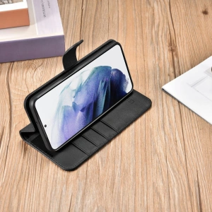 Kup Etui iCarer Haitang Leather Wallet Samsung Galaxy S22+ Plus czarny - ICR290 - {ean13} - Sklep Home Screen