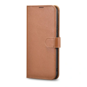 Kup Case iCarer Haitang Leder Geldbörse Samsung Galaxy S22+ Plus braun - ICR291 - {ean13} - Sklep Home Screen