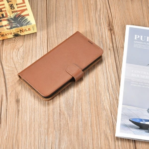 Kup Case iCarer Haitang Leder Geldbörse Samsung Galaxy S22+ Plus braun - ICR291 - {ean13} - Sklep Home Screen