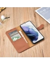 Buy iCarer Haitang Leather Wallet Samsung Galaxy S22+ Plus brown - ICR291 - {ean13} - Home Screen Store Europe
