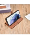 Buy iCarer Haitang Leather Wallet Samsung Galaxy S22+ Plus brown - ICR291 - {ean13} - Home Screen Store Europe