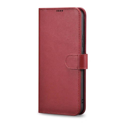 Kup Etui iCarer Haitang Leather Wallet Samsung Galaxy S22+ Plus czerwony - ICR292 - {ean13} - Sklep Home Screen