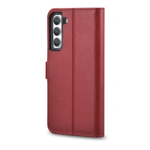 Kup Etui iCarer Haitang kožená peněženka Samsung Galaxy S22+ Plus červená - ICR292 - {ean13} - Sklep Home Screen