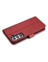 Kup Case iCarer Haitang Leder Wallet Samsung Galaxy S22+ Plus rot - ICR292 - {ean13} - Sklep Home Screen