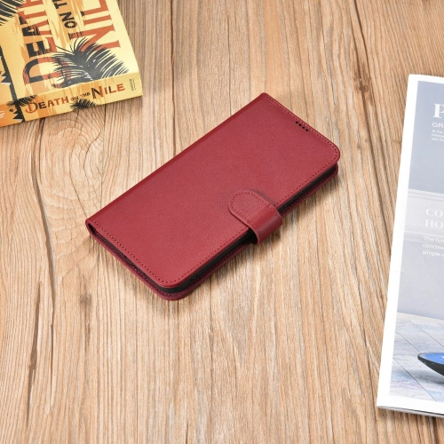 Kup Case iCarer Haitang Leder Wallet Samsung Galaxy S22+ Plus rot - ICR292 - {ean13} - Sklep Home Screen