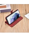 Kup Case iCarer Haitang Leder Wallet Samsung Galaxy S22+ Plus rot - ICR292 - {ean13} - Sklep Home Screen