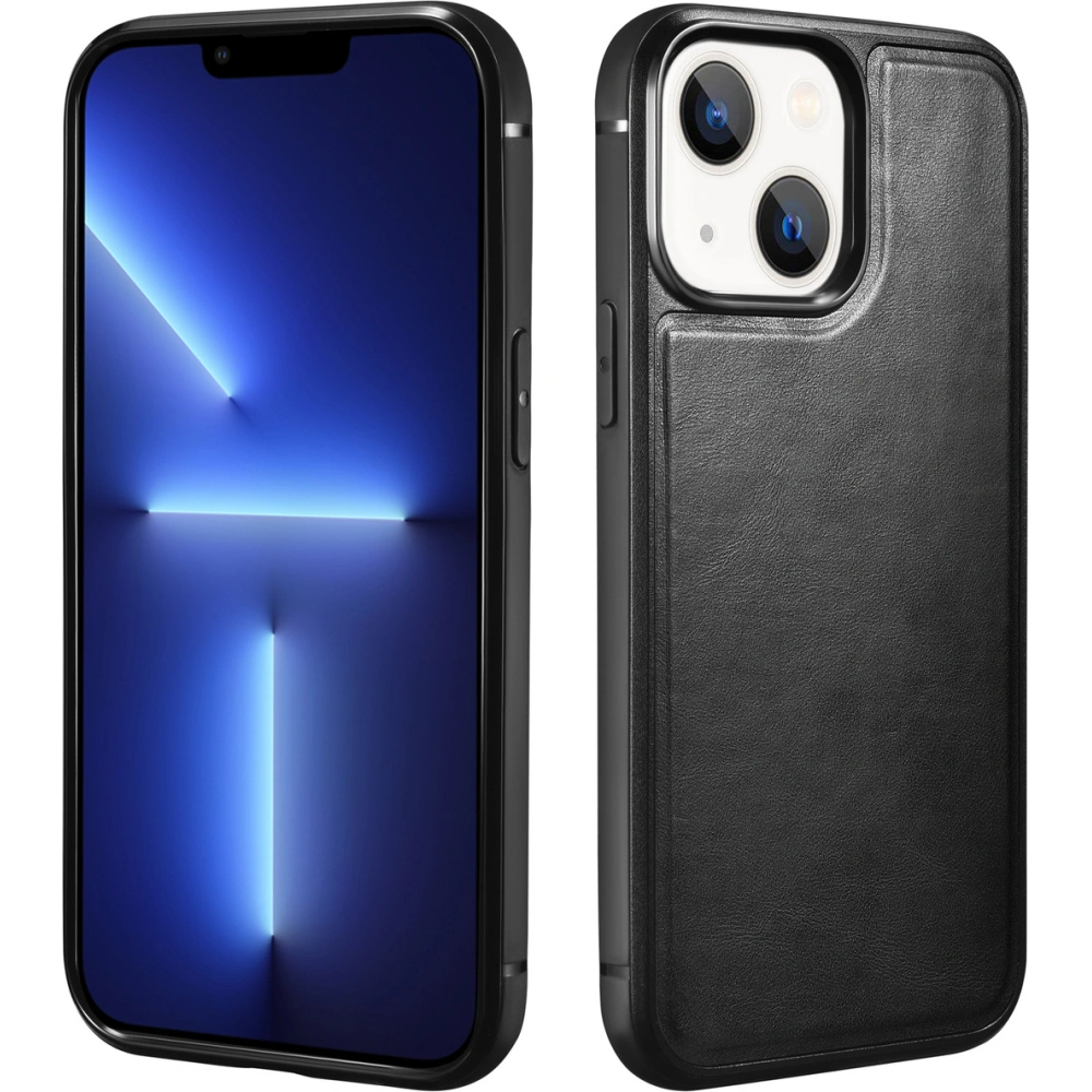 Etui iCarer Leather Oil Wax Apple iPhone 13 mini czarny