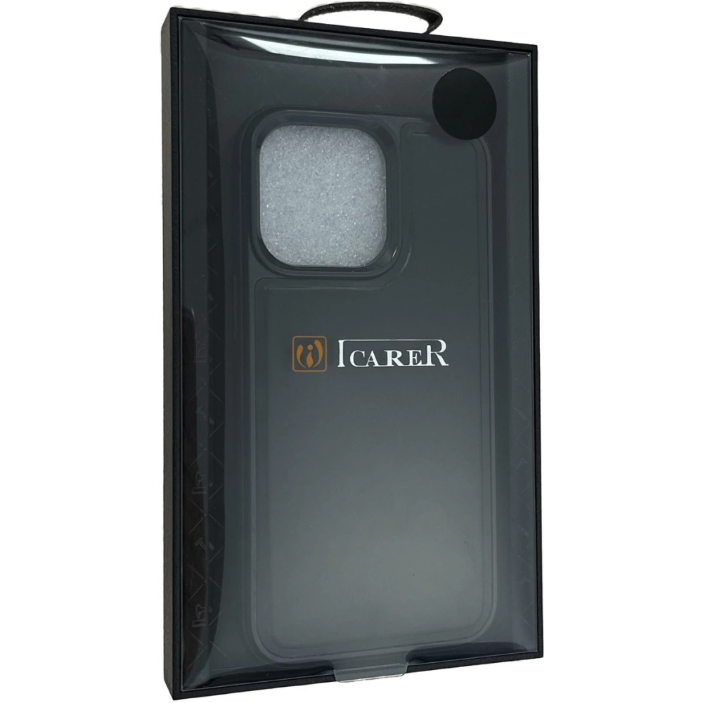 Etui iCarer Leather Oil Wax Apple iPhone 13 mini czarny