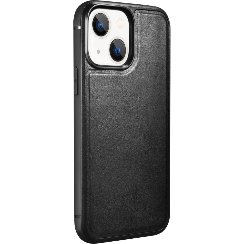 Etui iCarer Leather Oil Wax Apple iPhone 13 mini czarny