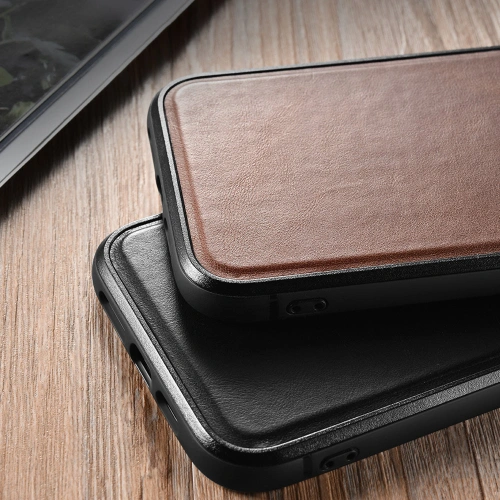 Kup Etui iCarer Leather Oil Wax Apple iPhone 13 brązowy - ICR298 - {ean13} - Sklep Home Screen