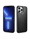 Buy iCarer Leather Oil Wax Apple iPhone 13 Pro Max black - ICR301 - {ean13} - Home Screen Store Europe